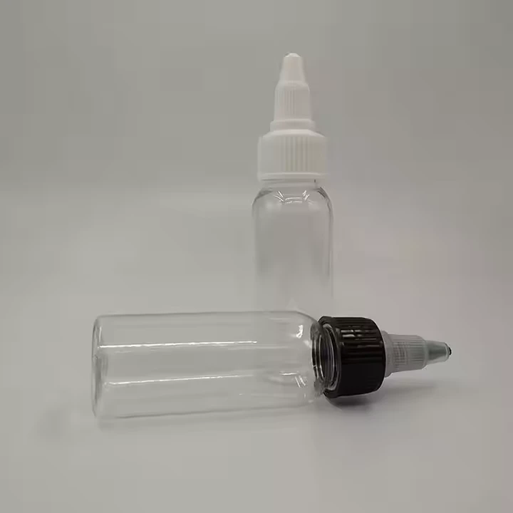 Plastic PET Empty Hair Oil Twist Cap Bottle