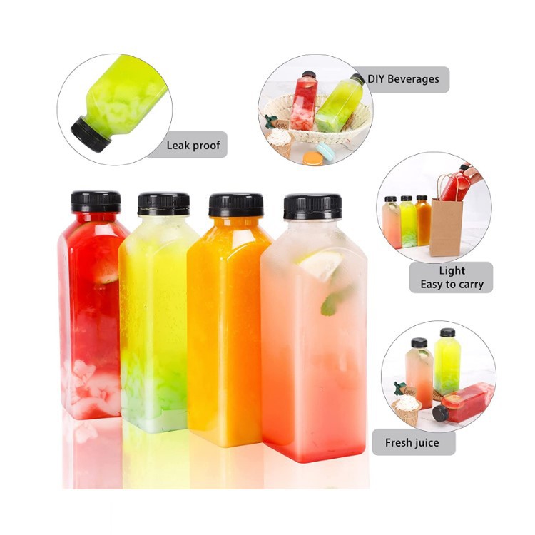 Square Juice Bottles 5 Square Juice Bottles 5