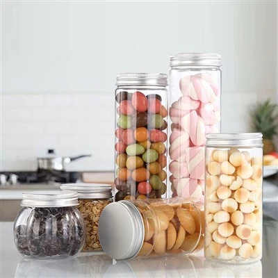 Kosmetische Lebensmittelverpackung, transparentes Haustier-Kunststoff-Kosmetik-Cremeglas