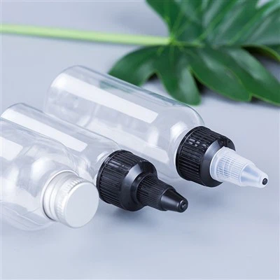 NH klare runde Flasche mit Drehverschluss