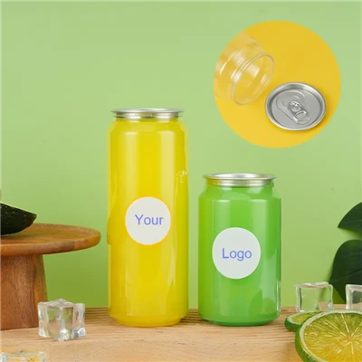 PET-Flasche, leicht zu öffnende Saftdose aus Kunststoff