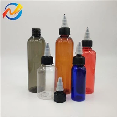 Haarölflasche aus Kunststoff