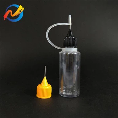 PET-Flasche mit klarer Nadelspitze